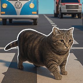 OIIAOIIA Cat: Crossing Road